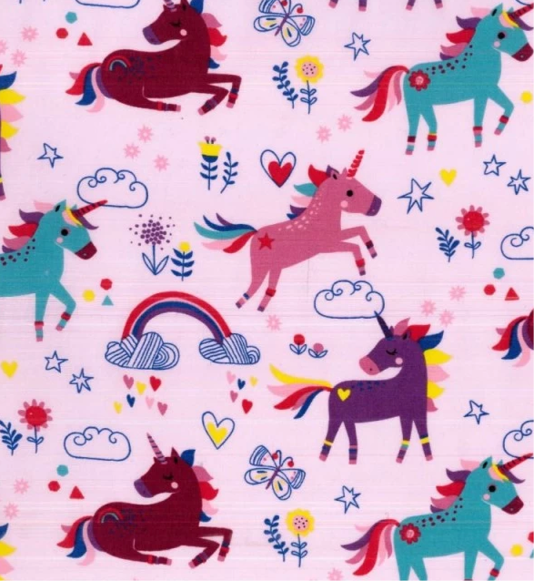 4-8Ib unicorns weighted blanket 38” by 42”